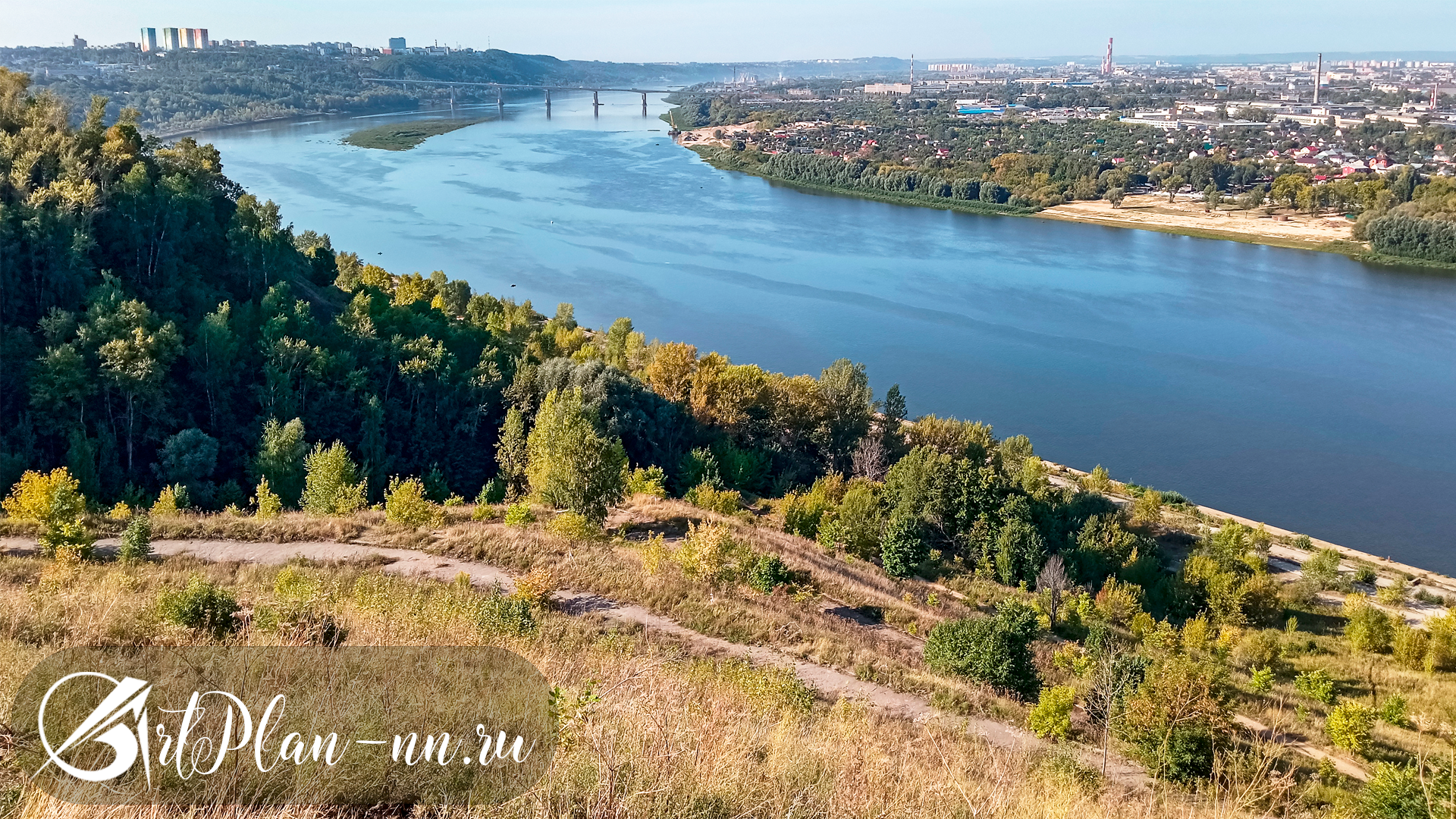 Парк Откос реки ОКА Фото от 29 августа 2021 Воскресенье в 8:38